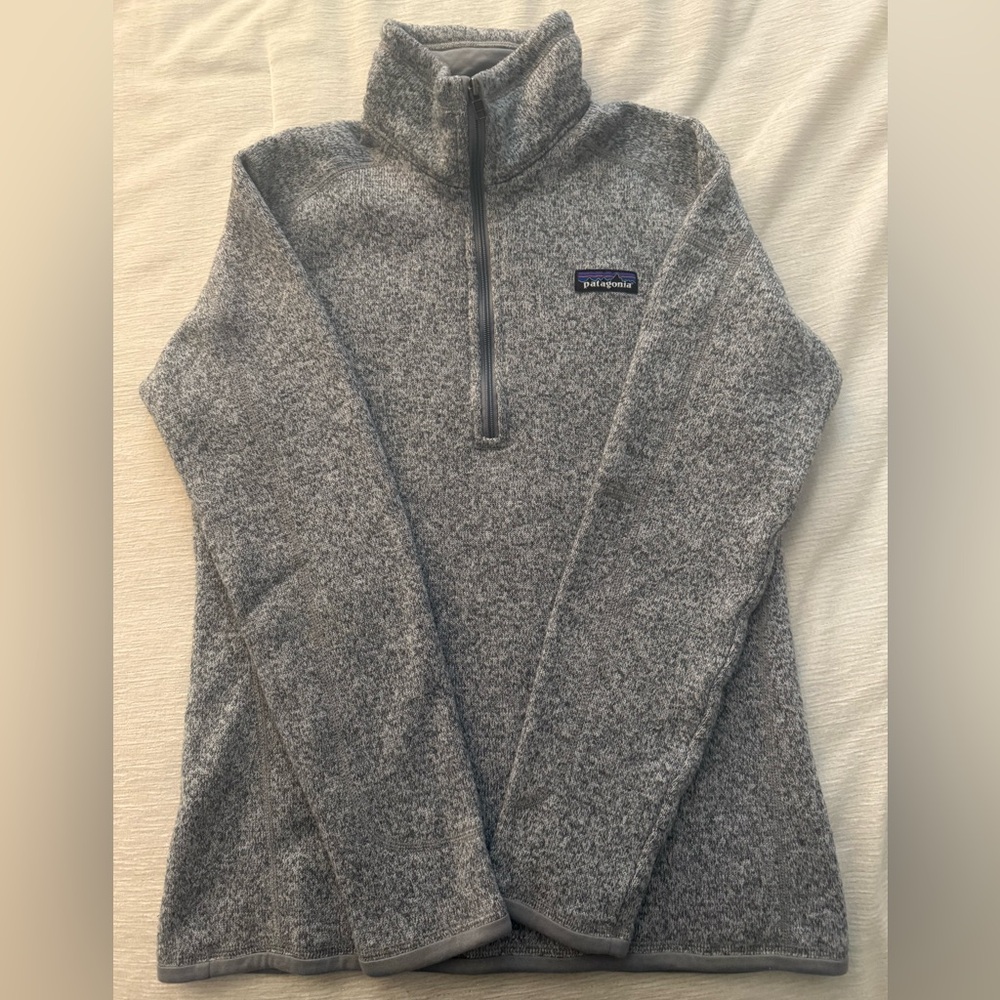 Patagonia Women's Heathered Gray Cowl Neck Sweater